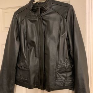 Leather jacket from Wilson’s